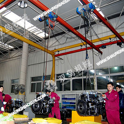 双鸟牌电动葫芦在汽车行业中使用