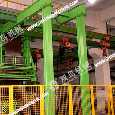 双鸟牌SHH型环链电动葫芦在橡胶行业案例