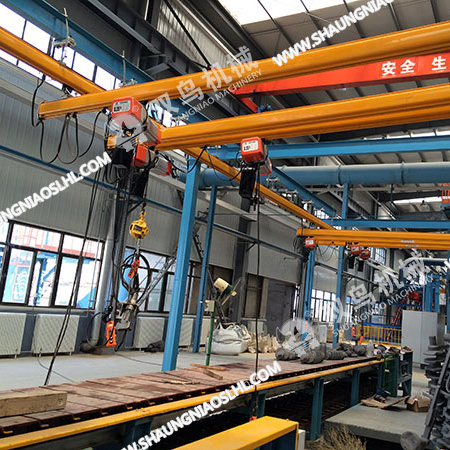 双鸟电动葫芦在流水线上的使用